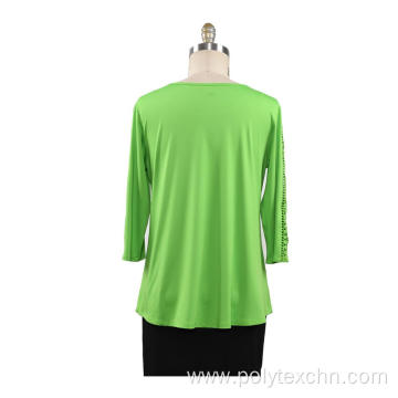 Solid Color Comfortable Casual Round Neck